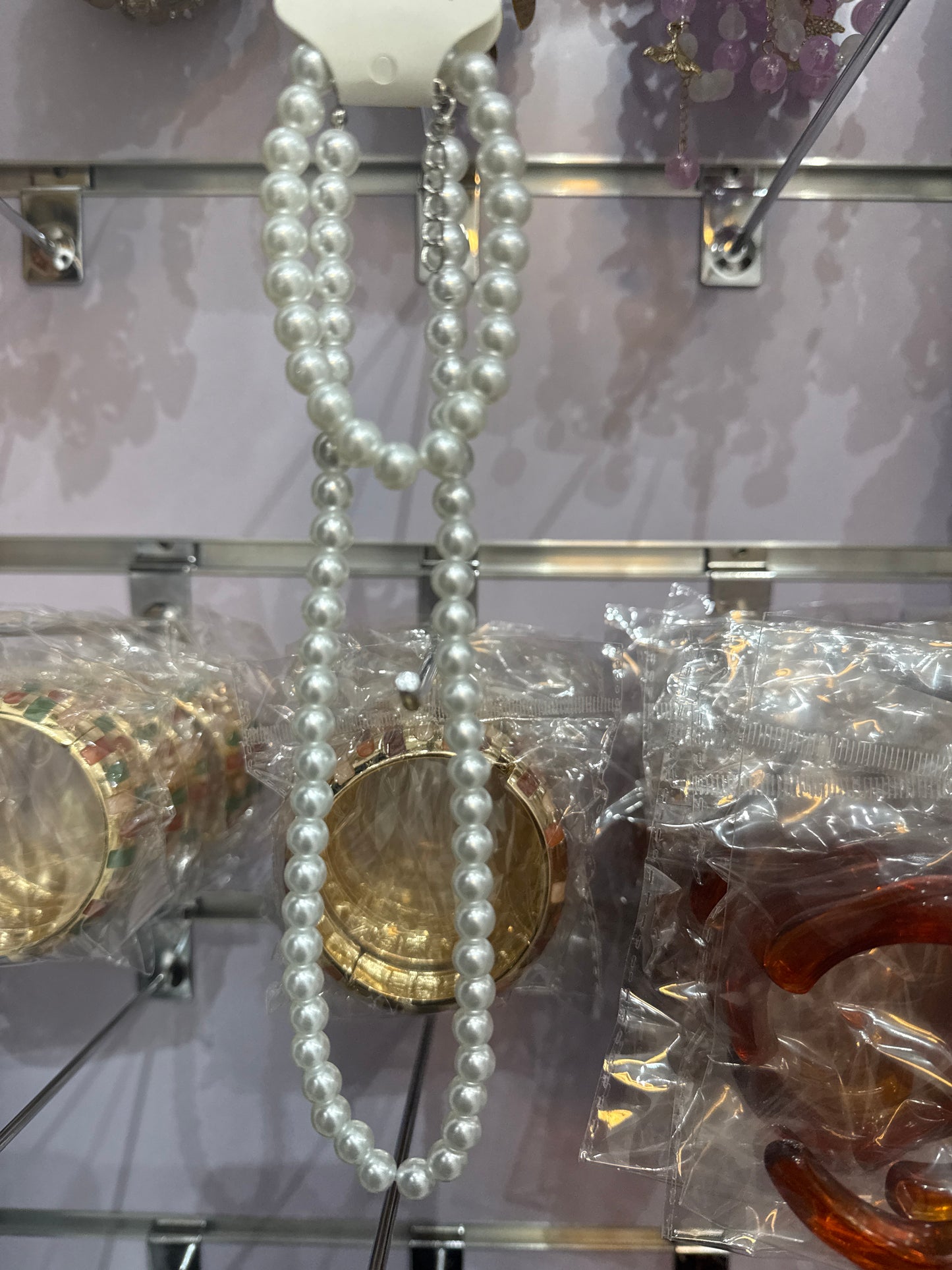 N000103 (Necklace + Bracelet) Medium White