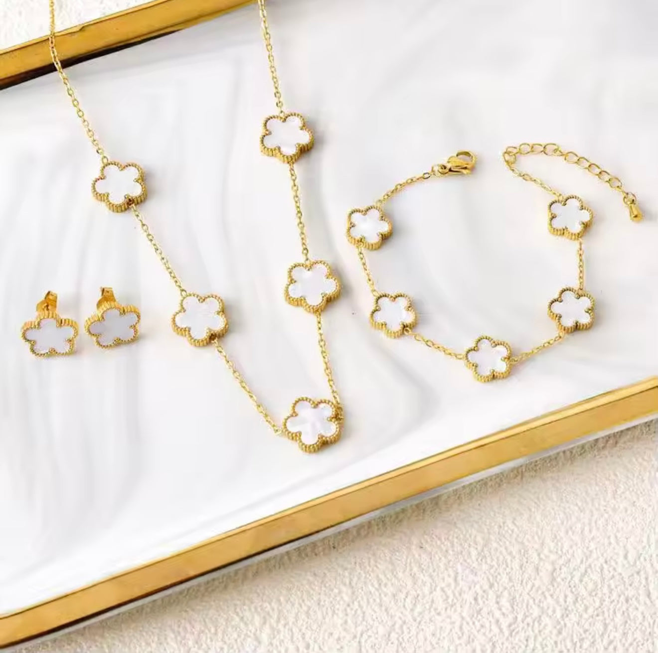 NS000683 (Necklace + bracelet + earrings)