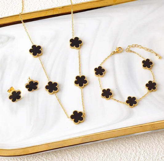 N000683 (Necklace + bracelet + earrings)