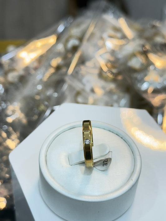 R000344 (Unisex Gold Rings)