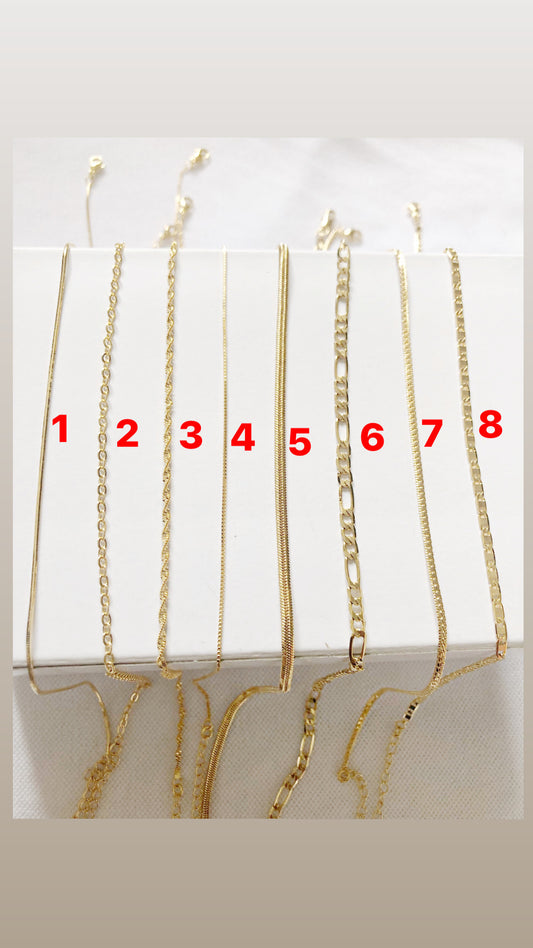 N000534 (fine chains - 18" with 2" extensions)