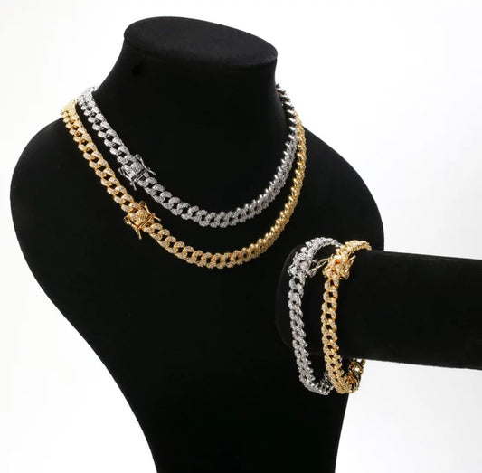 N000537 (8mm Cuban necklace)